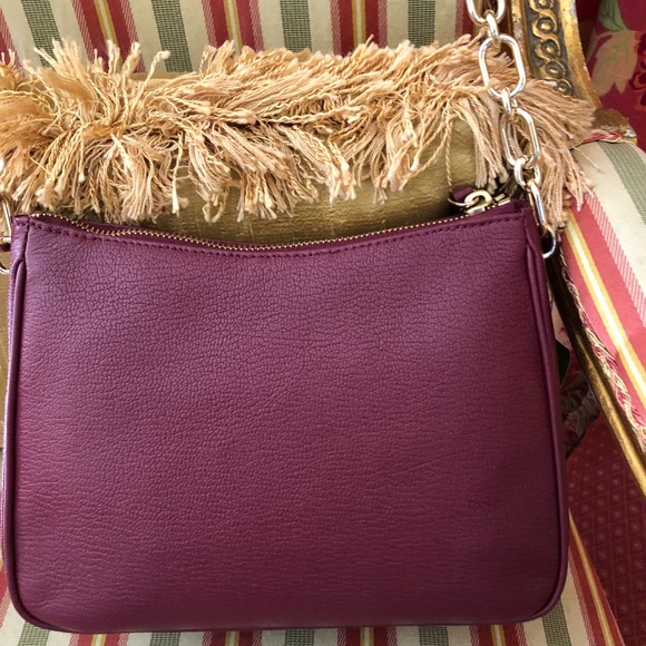 NWT Kate Spade Maroon Leather Crossbody Bag - Picture 4 of 8